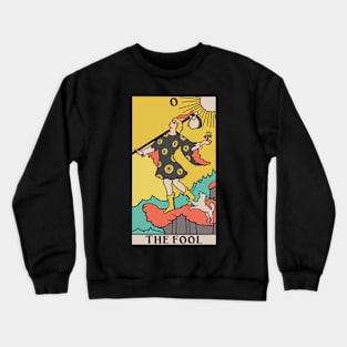 The Fool Tarot Card - Witchy Magic Crewneck Sweatshirt